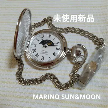 미사용 새상품 CAPITANO MARINO SUN & MOON 회중시계