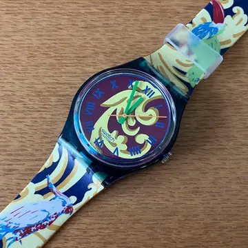 미사용 가동품 swatch gent 스와치 젠트 쿼츠 손목시계