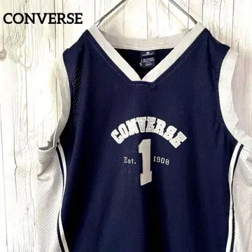 컨버스 농구 유니폼 탱크탑 2XL 소매 있는 셔츠 구제 의류