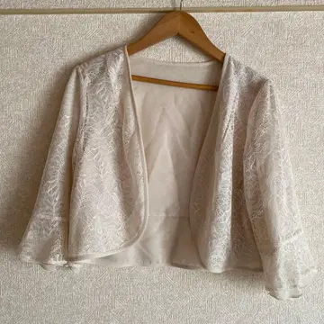 Rose Tiara 리프 레이스 리버서블 볼레로