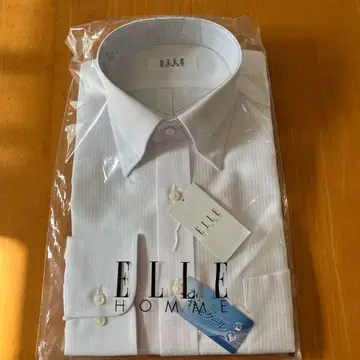 [새상품] ELLE 긴팔 커터 셔츠 40-78 시원한 쿨 화이트