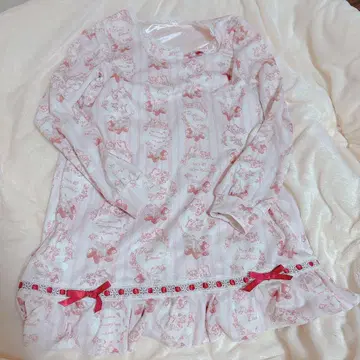 디어마이러브 스트로베리 토끼 패턴 원피스