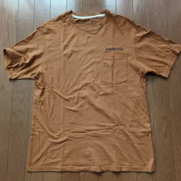 patagonia 브라운 T셔츠 S