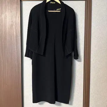 [중고품] HIROKO KOSHINO 니트 원피스 볼레로 세트