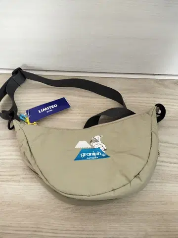 고텐바 한정판 graniph 그라니프 숄더백 베이지