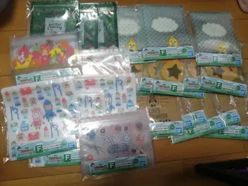 낱개 판매 불가 동물의 숲 제일복권 F상 지퍼백 23개