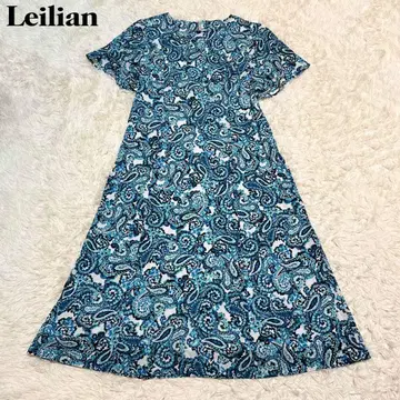 완판템 최신 25SS! 컨디션 최상 Leilian 페이즐리 플레어 원피스