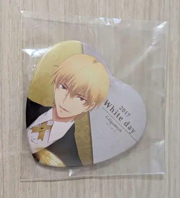 Fate 화이트데이 한정판 하트형 캔뱃지 길가메쉬
