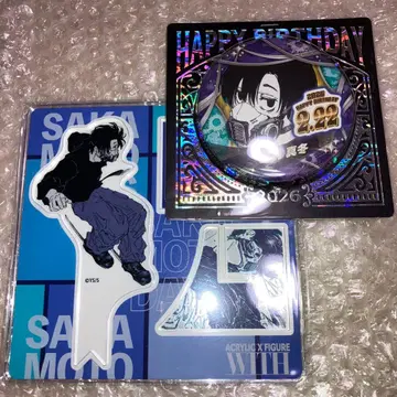 SAKAMOTO DAYS 세바 마후유 생일 캔뱃지 명장면 디오라마