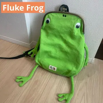 Fluke Frog 짐 마스터 개구리 백팩 가마구치 라이트 그린