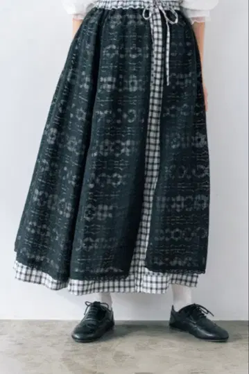 kazumi x Samansa Mos2 리버서블 스커트 그레이