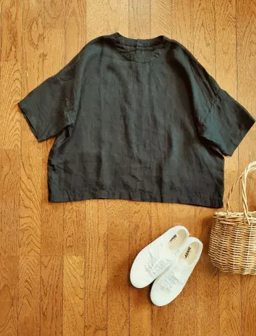 evam eva2025ss 린넨 풀오버