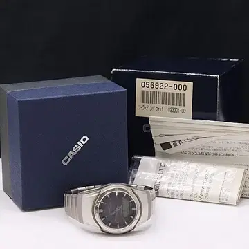 작동 카시오 웨이브셉터 WVA-300 전파 솔라 남성용 손목시계