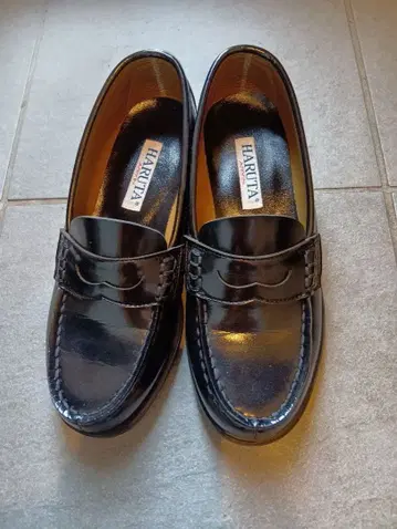 HARUTA 블랙 로퍼 23.5cm ( 3E )