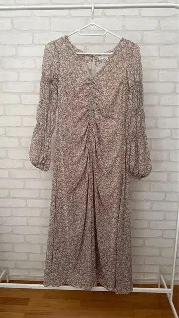 MERCURYDUO 롱 원피스 꽃무늬 리본