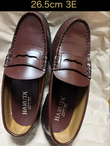 [새상품급] HARUTA 브라운 로퍼 26.5cm 3E