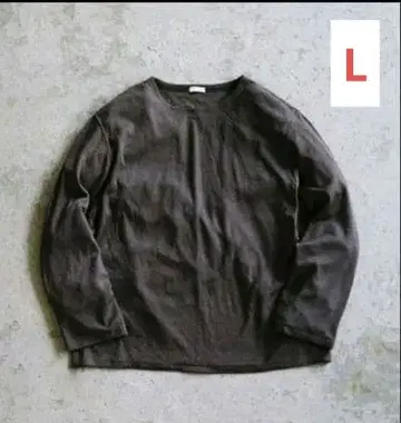 [ LIDNM ] C/CA GAUZE L/S DEEP MOCHA