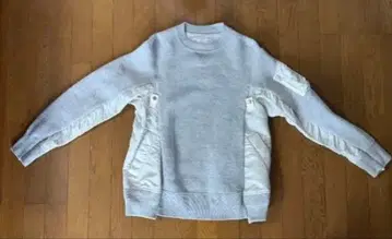 SACAI(사카이) 콤비네이션 맨투맨 풀오버