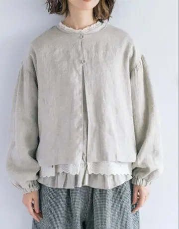 Samansa Mos2 kazumi 리버서블 자켓 베이지