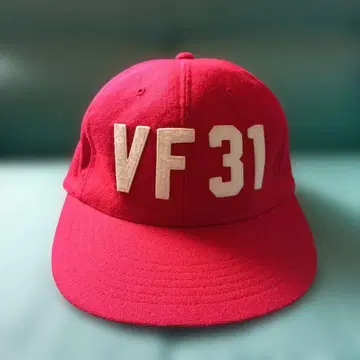 리얼 맥코이 VF31 캡 울 캡 레드