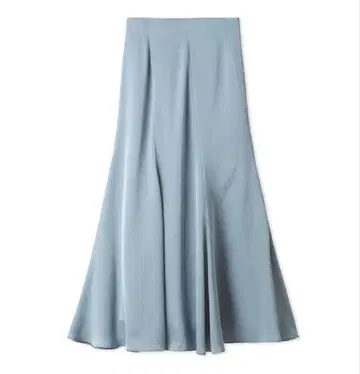 SNIDEL 라이트 블루 에스카르고 내로우 스커트