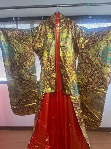 [새상품급] 여성용 우치카케 1번 무대 의상 대중연극 연극 의상