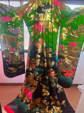 [새상품급] 여성용 우치카케 2 무대 의상 대중 연극 신부 의상