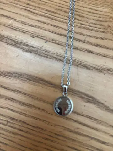 SILVER925 원형 펜던트 목걸이 전자파 대책 목걸이