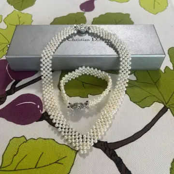 담수 진주 목걸이 팔찌 세트 초커 백화점 구매