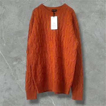 폴스미스 컬렉션 최고위 울 아란 니트 케이블 니트 M