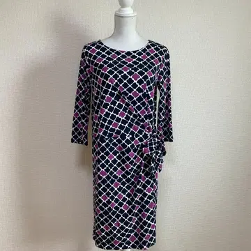 미사용 캐릭터 오클러스 (레리안) 네이비 퍼플 원피스 9 일본제 봄/여름