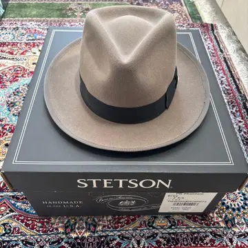 STETSON 그레이 울 펠트 햇