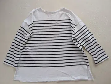 Samansa Mos2 스트라이프 긴팔 T셔츠