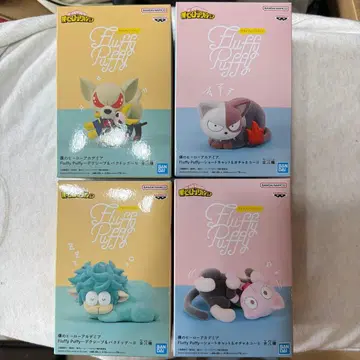 히로아카 플러피 퍼피 4체 세트