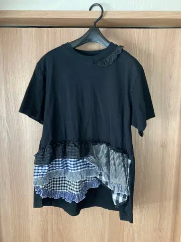 BEAMS BOY tori-to 패치워크 T셔츠