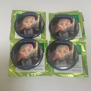 귀멸의 칼날 무한성편 이야기가 담긴 눈빛 캔뱃지 A 하쿠지