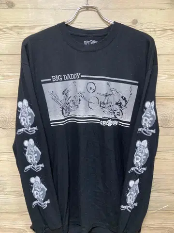 랫핑키 BIG DADDY CHOPPER 롱T 블랙 XL 사이즈