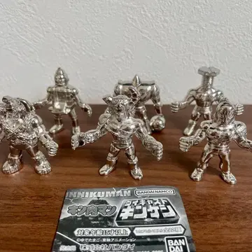 다이캐스트 양귀비 6 은 도금 6체 세트