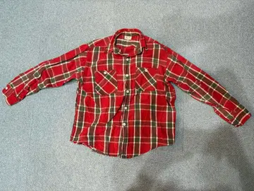 WINTER KING 체크 무늬 플란넬 셔츠 윈터 킹