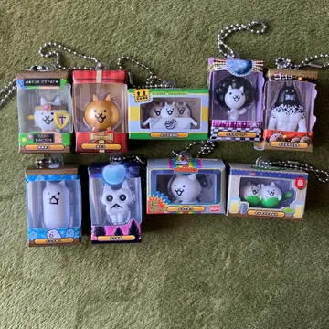 냥코 대전쟁 초코 박스 9개 세트 금 고양이 포함 세미 컴플리트