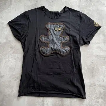 루시앙페라피네 곰 와펜 T셔츠 M 이탈리아제 블랙