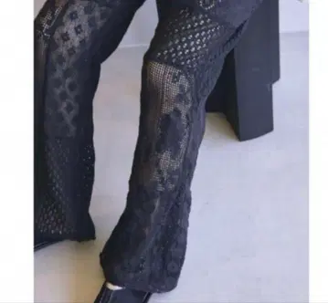 todayful 패치워크 레이스 팬츠 38 사이즈