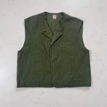 50s 벨기에 군 퀼팅 베스트 밀리터리 T.2 사이즈 카키