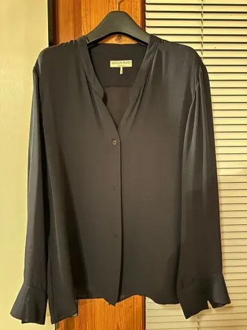 EMILIO PUCCI 블랙 긴팔 블라우스 실크 블랙