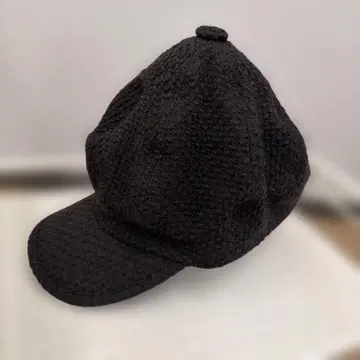 CA4LA 챙 달린 니트 캡 브라운