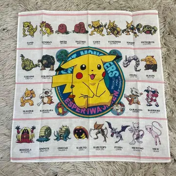 [ 헤이세이 레트로 ] 90년대 포켓몬 손수건