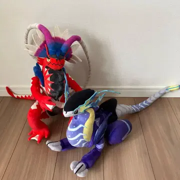 포켓몬 센터 봉제 인형 미라이돈 코라이돈