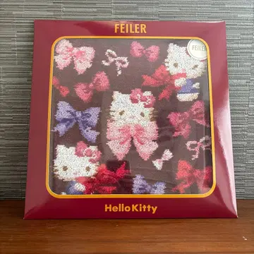 헬로키티 페이러 슈니르 직조 손수건