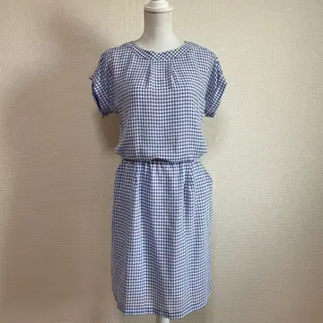 캐릭터 오클러스 (레리안) 깅엄 체크 원피스 7 일본제 봄/여름 새상품급