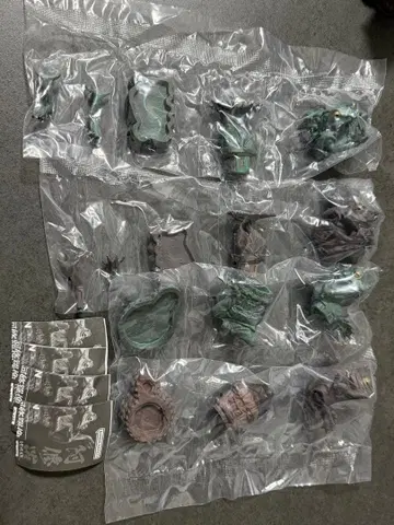 ART IN GASHAPON 개구리 미륵보살상과 아수라상 4종 세트